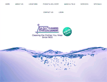 Tablet Screenshot of pariscleaners.com